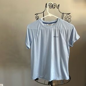 Blue Marmot shirt.  Size small/petite